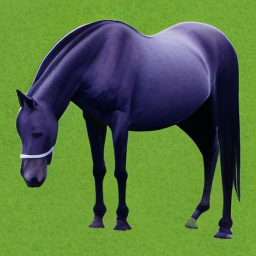 A realistic horse with background removed, 8k.png