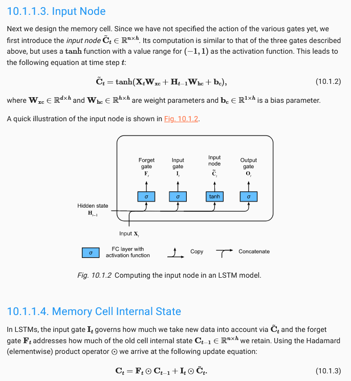 Complete Equation for Input Node